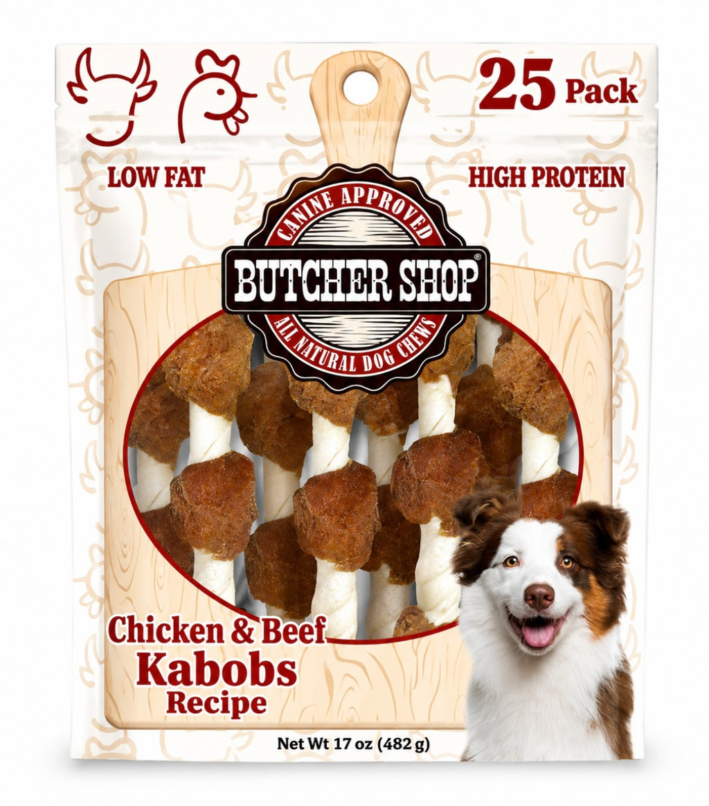 Butcher Shop Chicken & Beef Kabobs Recipe 25 Pk
