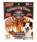 Butcher Shop Collagen Dog Chews 5" Chicken Kabobs Recipe 10 Pk