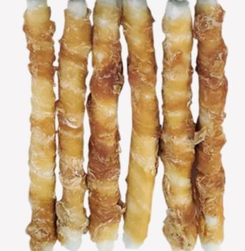 Lovin' Tenders 8" Chicken & Rawhide Rolls Recipe 6 Pk